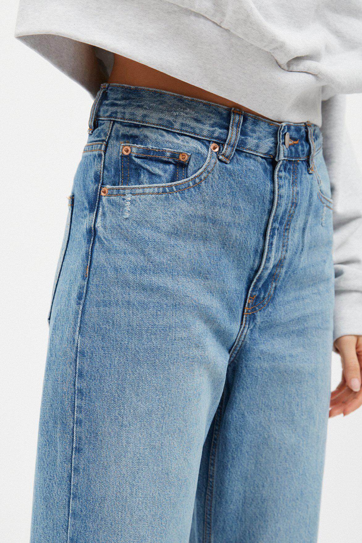 Dr. Denim Echo Jeans in Blue Jay - Close