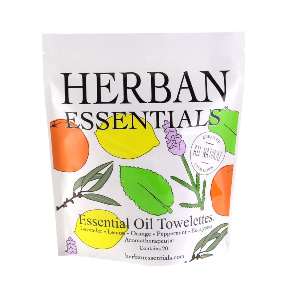 Assorted Essential Oil Towelettes by Herban Essentials