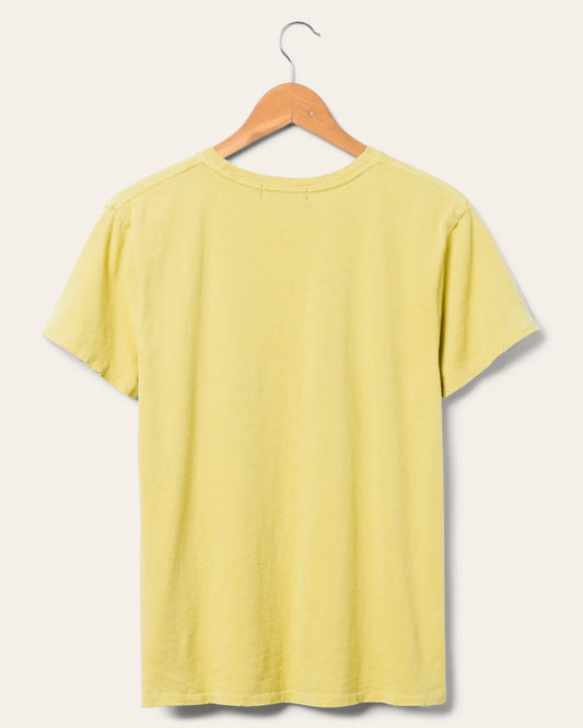 Junk Food Clothing David Bowie Carnegie Hall Concert Tee in Muted Lime Green 