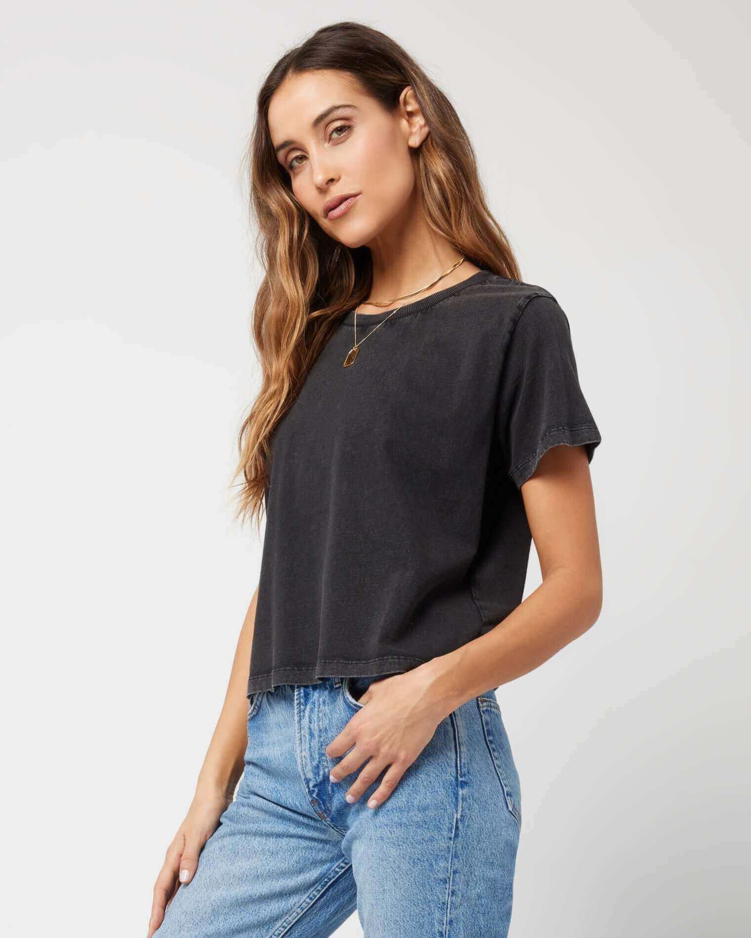 LSpace - All Day Top - Black - Side