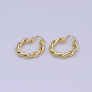Santa Barbara Lifestyle Padaro Gold Hoop Earrings