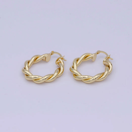Santa Barbara Lifestyle Padaro Gold Hoop Earrings