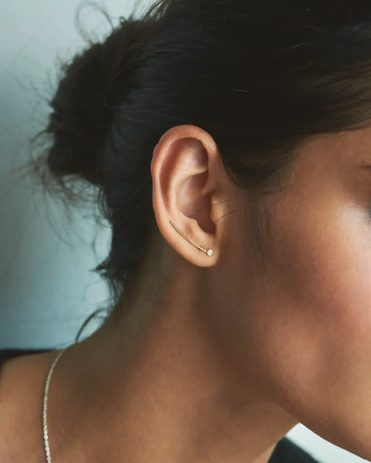 Diamond Contour Earrings from Sophie Ratner 2
