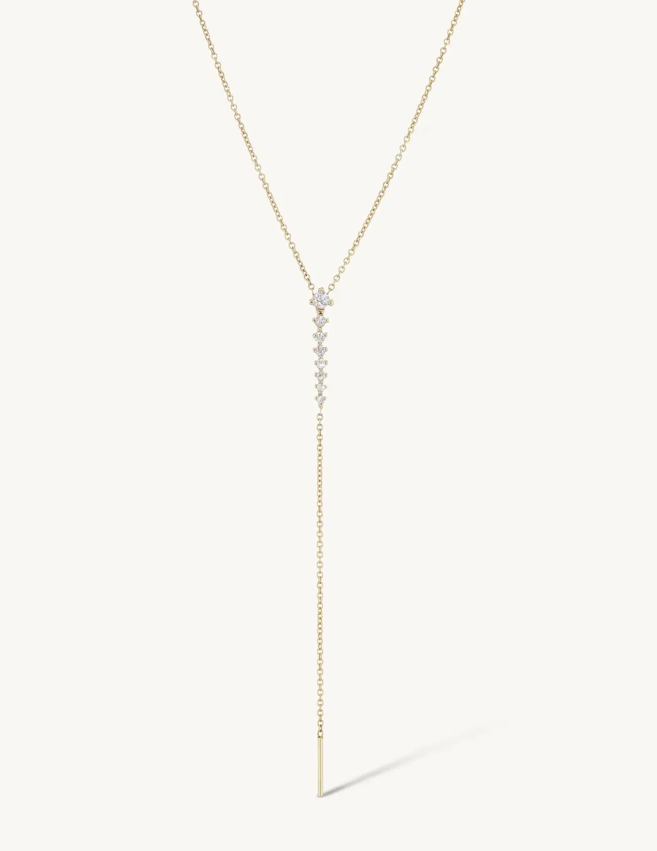 Vertebrae Drop Lariat Necklace by Sophie Ratner