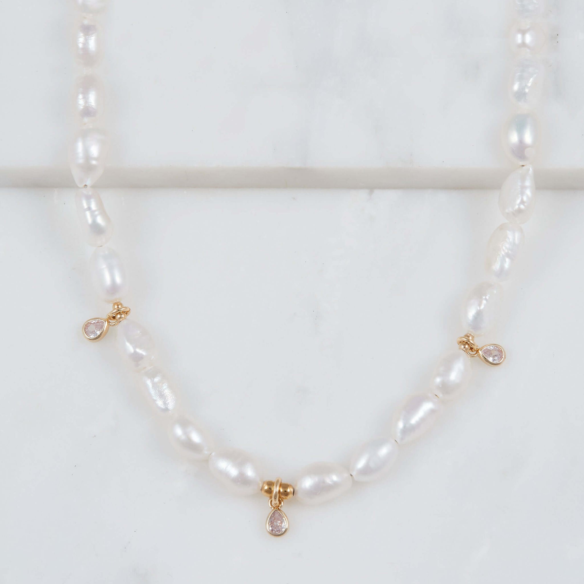 Sorrento Necklace, Freshwater Pearls