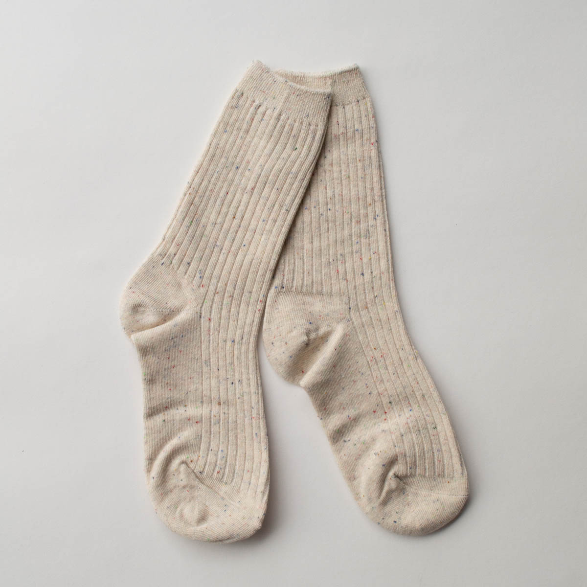 Tiepology-Confetti-Striped-Line-Socks-Oatmeal-01