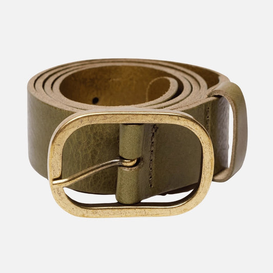 Amsterdam Heritage Olive Leather Belt