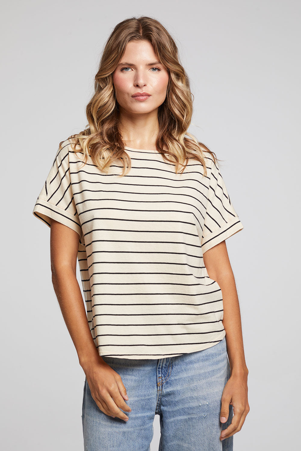Chaser Amber Striped Tee