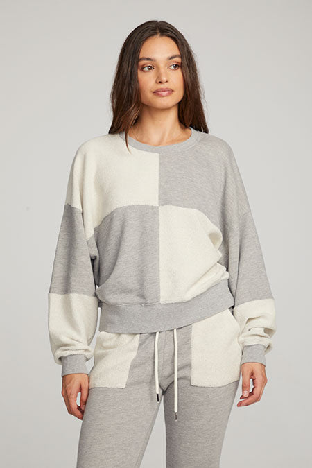 Chaser Marie Pullover Grey
