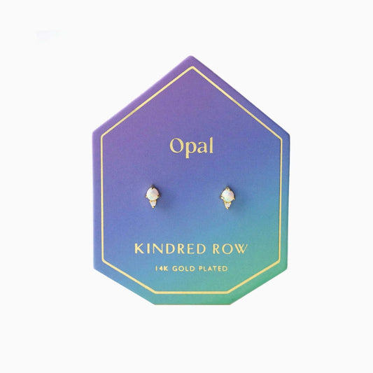 Kindred Row Opal Stud Earrings