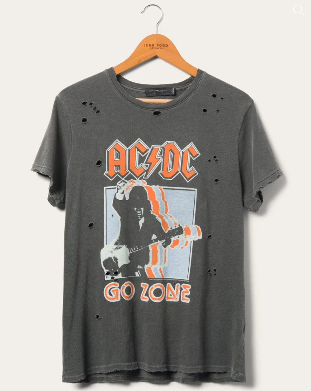 Women's AC/DC Go Zone Vintage Destroy Tee